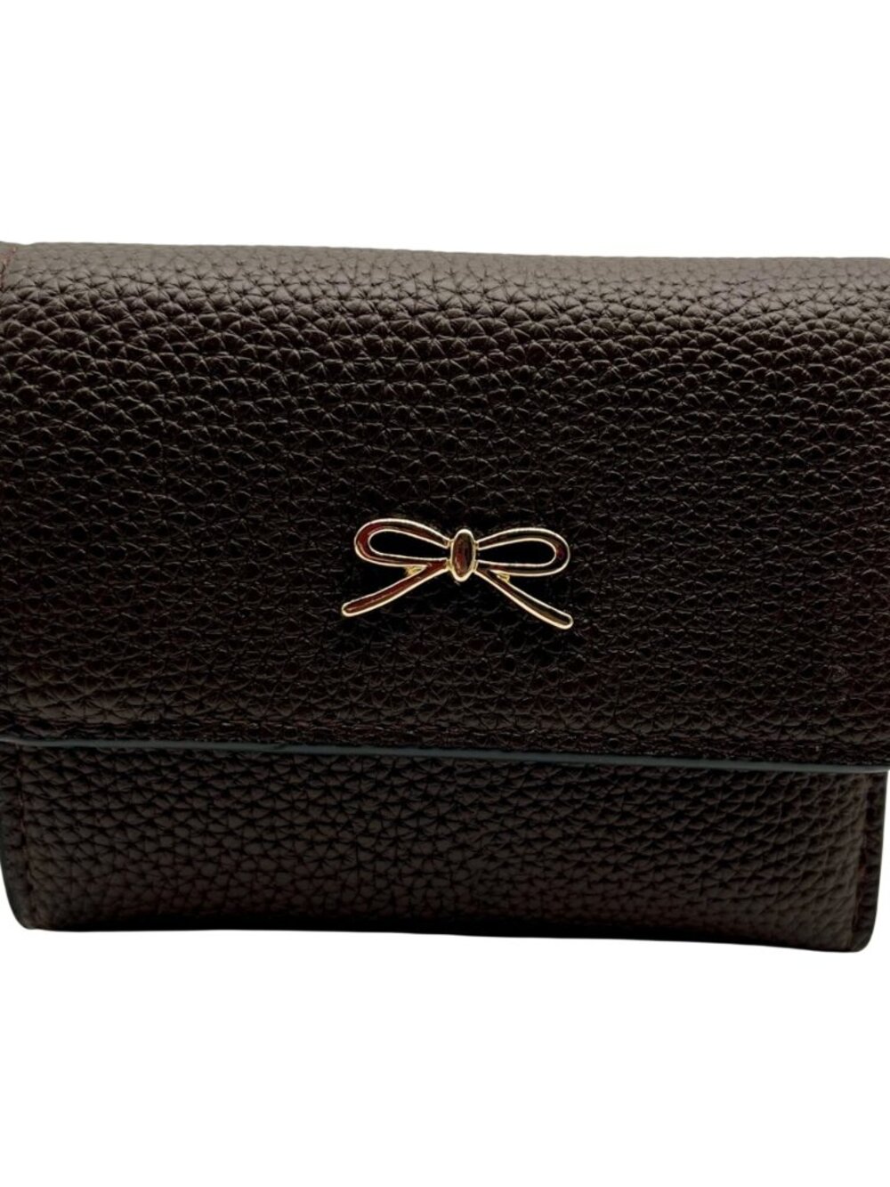 On 34th Brown Leather Wallet